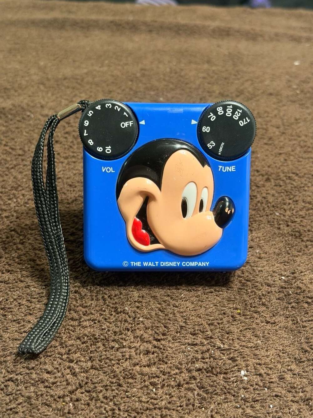 Vintage Radio Shack Mickey Mouse AM Radio Model 12-909
